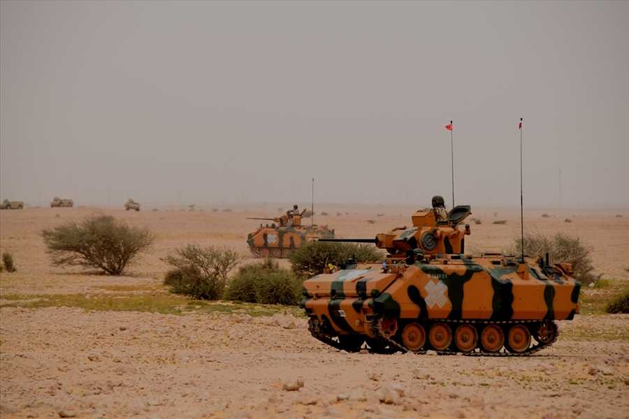 Katar-Türk Birleşik Müşterek Kuvvet (KTBMK) Komutanlığından tatbikat